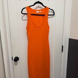 Never Been Worn Fitted Orange A.L.C Bodycon Dress